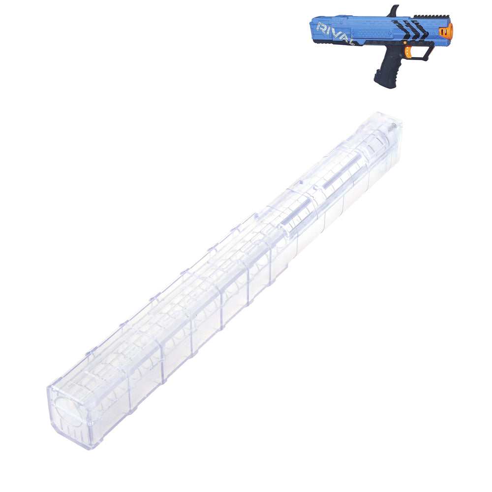 Worker Mod 15-darts Ammo Magazine holder Clip ABS Transparent for Nerf Rival Apollo XV700 Modify Toy - worker nerf