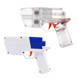 Worker Mod Hurricane Semi-automatic Electric Blaster Modify Toy Color Blue and Clear