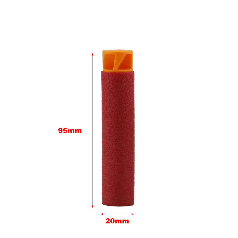 BlasterMOD Mega Dart Rifle Bullets Rotating Tips Red for Nerf N-Strike ...
