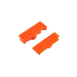 Worker Mod Front and Side Rail Adapter Picatinny Base Set for Nerf Stryfe Color Orange - BlasterMOD