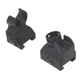 Tactical 416 Style Front and Rear Sight Adjustable Rails Plastic for Nerf Modify Toy - BlasterMOD