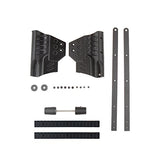 Worker Mod 3D Printing Pump Kits with 2 Rail for Nerf LongShot Modify Toy Color Black - BlasterMOD