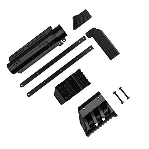 Worker F10555 3D Printing No.150 Black Grip and Pull-down Kits Combo 2 Items for Nerf Rival Apollo XV700 Modify Toy - BlasterMOD