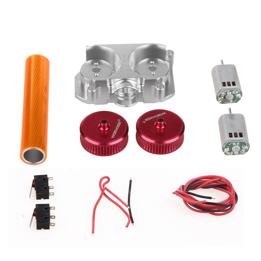 Worker Mod Flywheel Update Kits Red Power Type for Nerf STRYFE/Rapidstrike CS-18 Toy Color Red - BlasterMOD