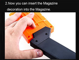 Worker Mod Magazine Decoration Quick Pull Assit with Magazine for Nerf Stryfe - BlasterMOD