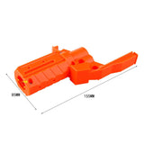 Worker Mod Straight Style Adaptor Attachment for Nerf Stryfe Blaster Toy Color Orange - BlasterMOD