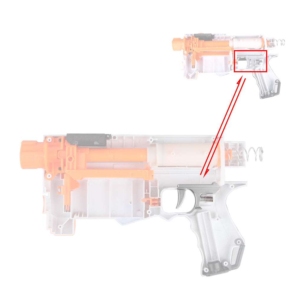 Worker Mod Aluminum Alloy Release Button Spring Kit for Nerf Retaliator Toy - BlasterMOD