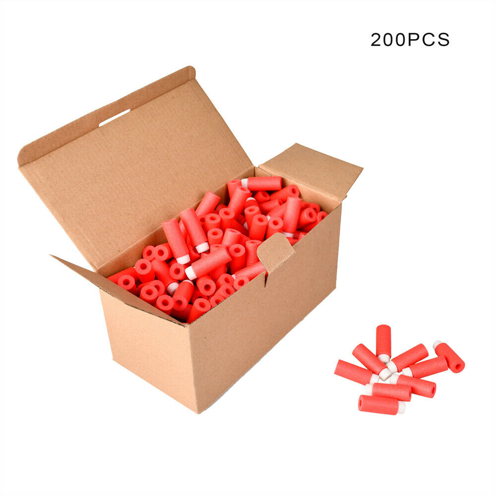 WORKER MOD 200PCS Glow in the Dark Stefan Short Darts Red Half Length Modify Toy - BlasterMOD
