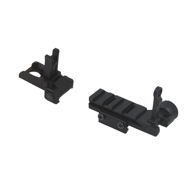 Tactical PDW Flip-Up Front Rear Sight Folding Type Plastic for Nerf Modify Toy - BlasterMOD