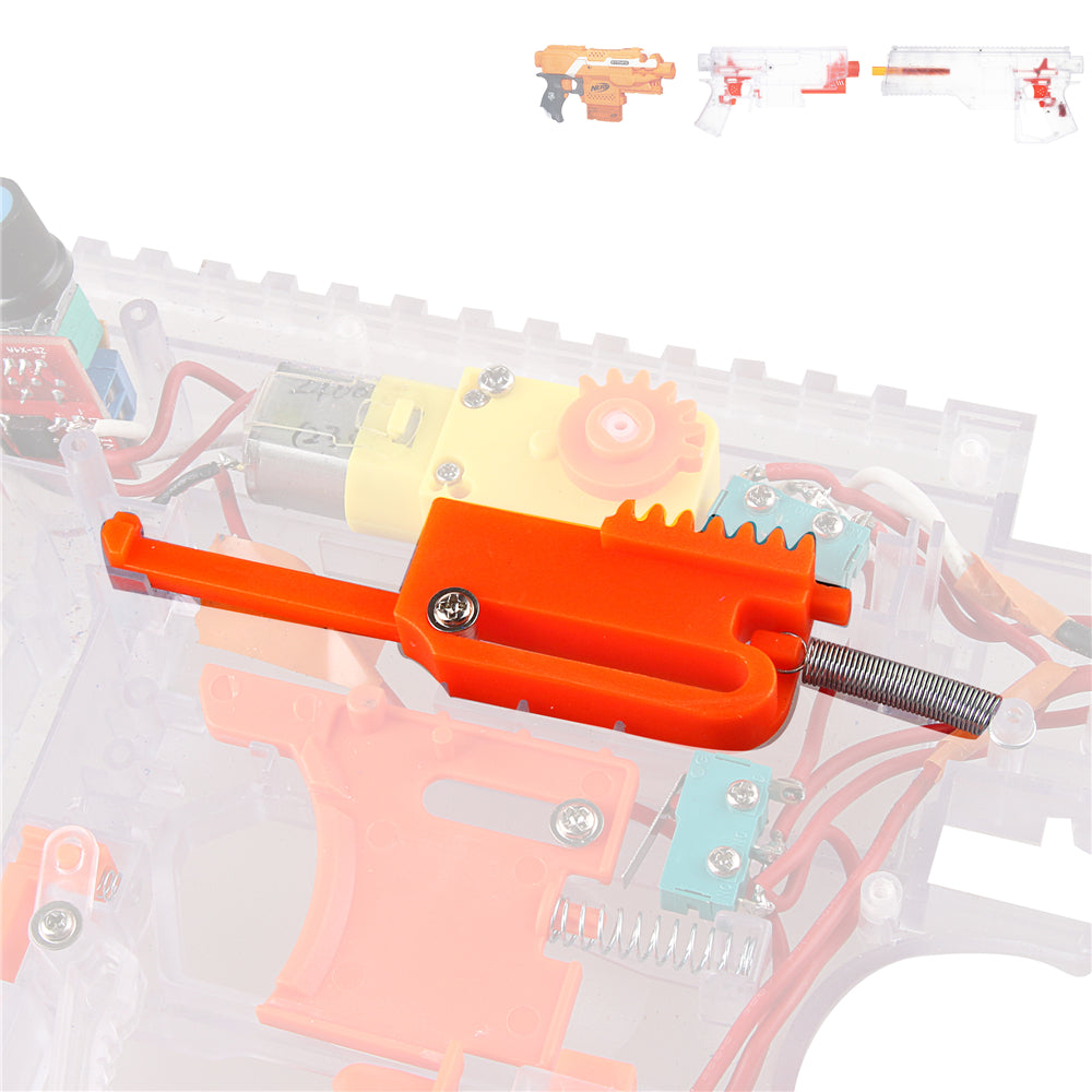 Worker Mod Full Auto Pusher Rod Orange for Nerf Stryfe Worker Swordfish Worker Dominator Blaster - worker nerf