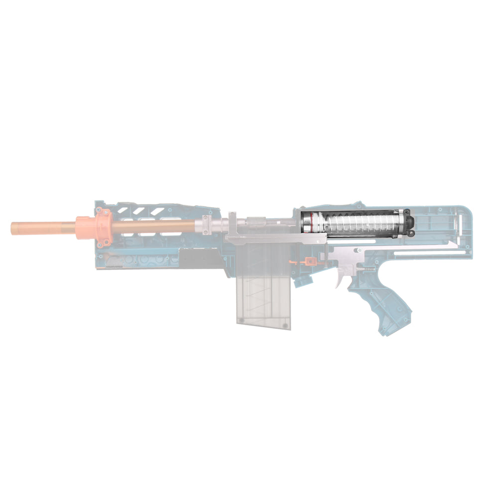 Worker Mod Metal Plunger Chamber Cylinder Rod 2 Colors for Nerf N-Strike  Longshot CS-6/NERF STRIKE LONGSHOT CS-12/WORKER Terminator Modify Toy