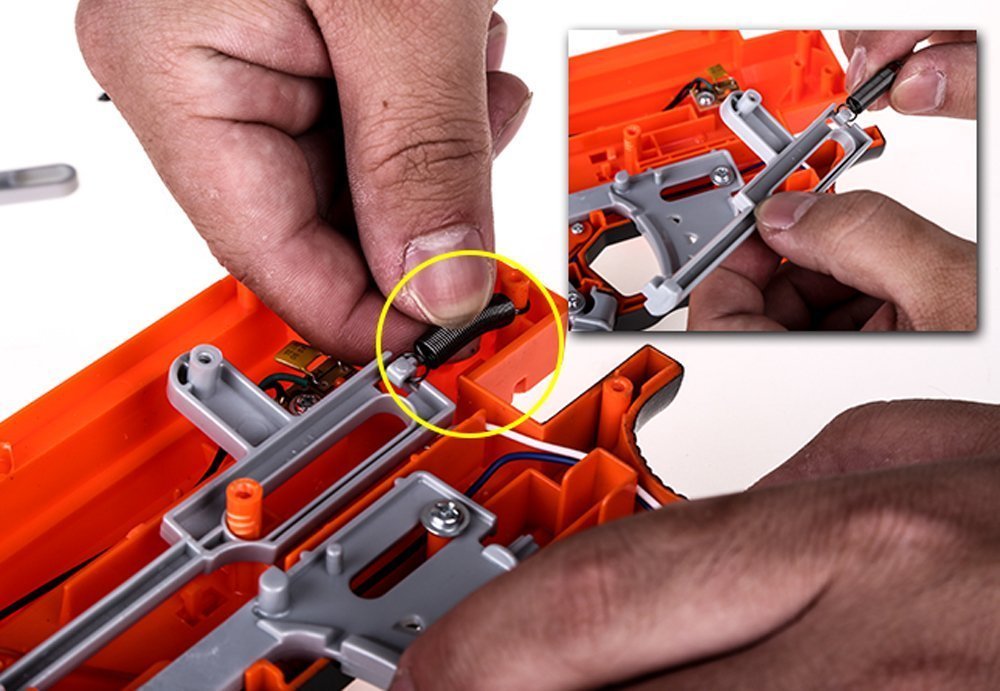 Worker Mod Hammer Lengthen Pushing Rod Solid  Final Stage Kit for Nerf Stryfe Blaster - BlasterMOD