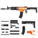 Worker Mod DIY Imitation AK-12 Kits No.153 A-02 kits ( B.A.M.F Stock ) 3D Printed for Nerf Stryfe Modify Toy - BlasterMOD