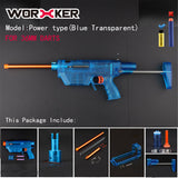 Worker Mod Prophecy-R Model Power Type DIY Short 36mm Dart Kits for Nerf Retaliator Color Black Transparent - BlasterMOD