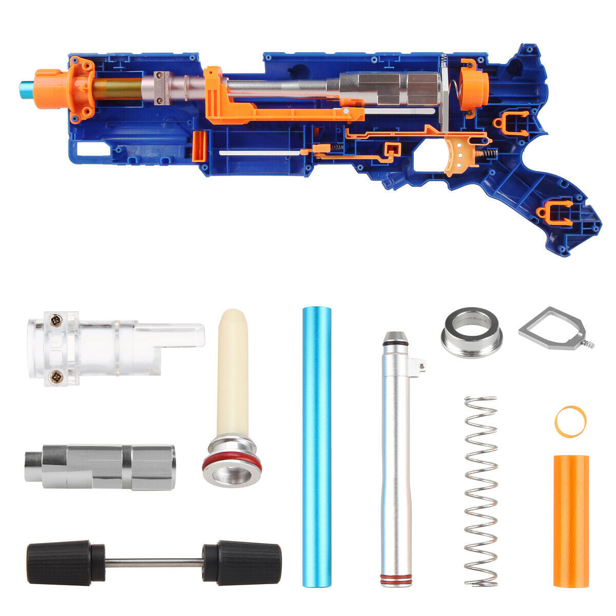 Worker Mod 9KG Stefan Breech Bolt Plunger Plastic Connector Kits for Nerf CS-6 LongStrike Modify Toy - worker nerf