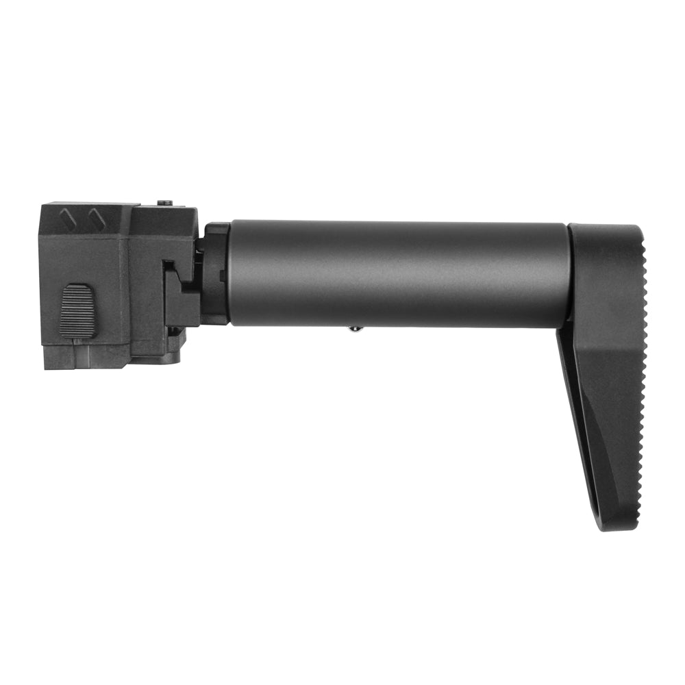 Worker Mod L Shape Shoulder Stock Injection Mold for Nerf N-strike Elite Color Black - BlasterMOD