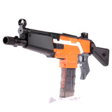 Worker Mod DIY Imitation MP5 A Kits Combo 12 Items 3D Printed for Nerf Stryfe Modify Toy Color Black - BlasterMOD