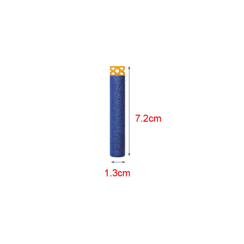 200pcs Refill Darts Bullets Hollow Tip Soft Foam Full Size for Nerf Toy Gun Blasters 7.2cm - BlasterMOD