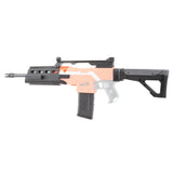 Worker Mod Imitation G36 Rifle Kits Type D (UBR Stock) Long Front Barrel Combo 14 Items for Nerf STRYFE Toy - BlasterMOD