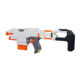 White Tactical Storage Shoulder Stock Replacement for Nerf Stryfe Modified Toy