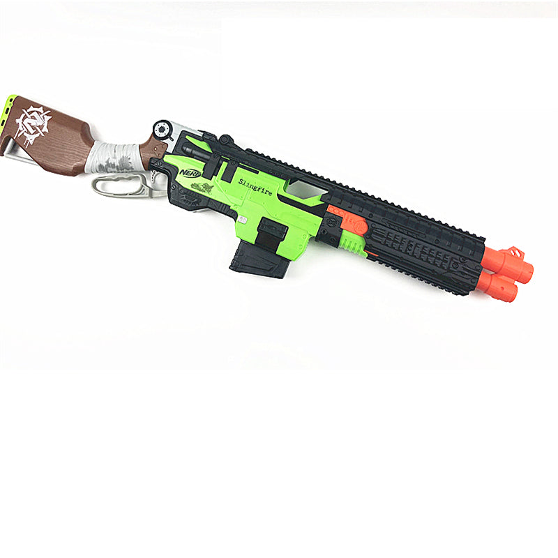 tilbagemeldinger gift Fremskreden MaLiang Front Extend Barrel Muzzle Kit 3D Printed for Nerf Zombie Strike  SlingFire Modify Toy