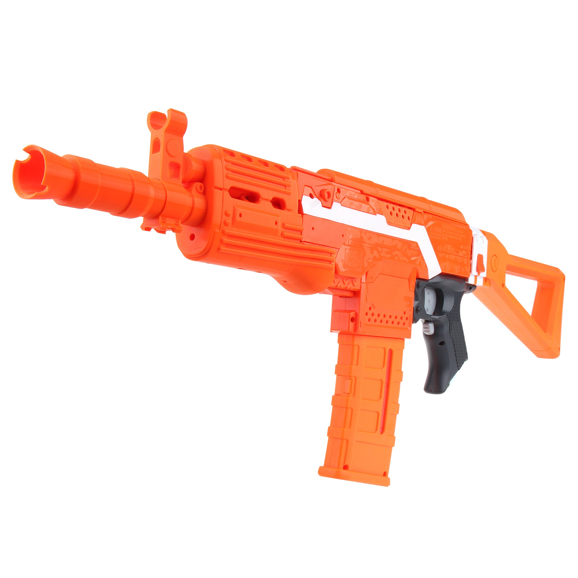 Worker Mod DIY Imitation Kits AK Style 9 Items No.105 C kits for Nerf Stryfe Modify Toy Color Orange - BlasterMOD
