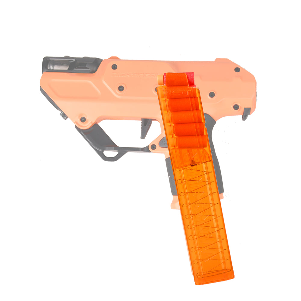 NERF Rival Fate with a Worker MOD Short Darts Magazine and Breech