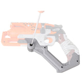 Worker Mod Hand Guard Grip Grey 3D Printed for Nerf HammerShot Modify Toy - worker nerf