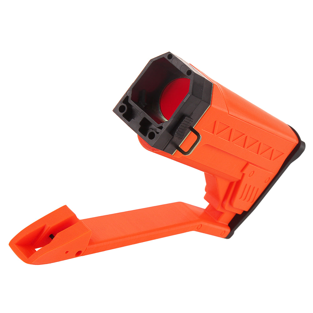 Worker Mod 5cm Aluminium Tube With Orange PC Tube For Worker Hurricane Blaster Silver Orange For Nerf
