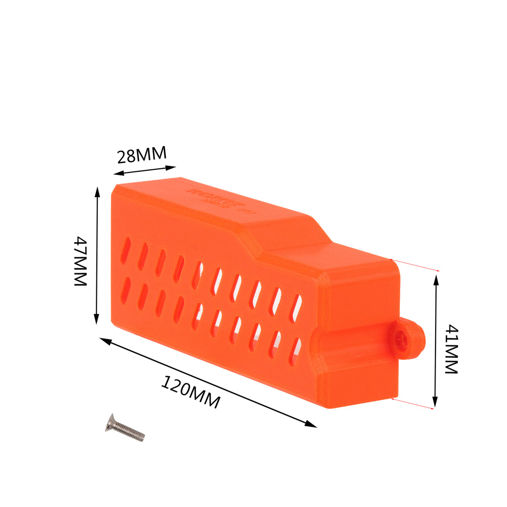 Worker Mod F10555 Extended LiPo Battery Cover Orange 3D Printed for Nerf Stryfe Modify Toy - BlasterMOD Worker Mod F10555 Extended LiPo Battery Cover Orange 3D Printed for Nerf Stryfe Modify Toy - BlasterMOD