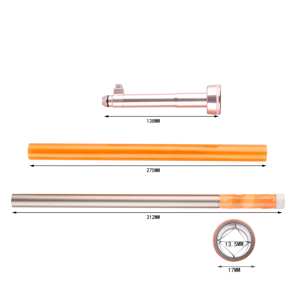 Worker Mod Stefan Breech Short Dart Rifled Tube Kits Metal for Nerf Longshot Modify Toy - worker nerf