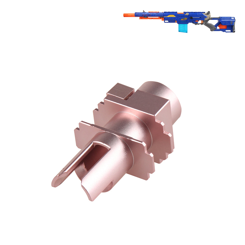 Worker Mod Metal Connector Silver for Nerf CS-6 LongStrike Toy - BlasterMOD