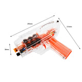 WORKER MOD Phoenix Electric Short Darts Blaster 6 Flywheel Design Color Transparent - BlasterMOD