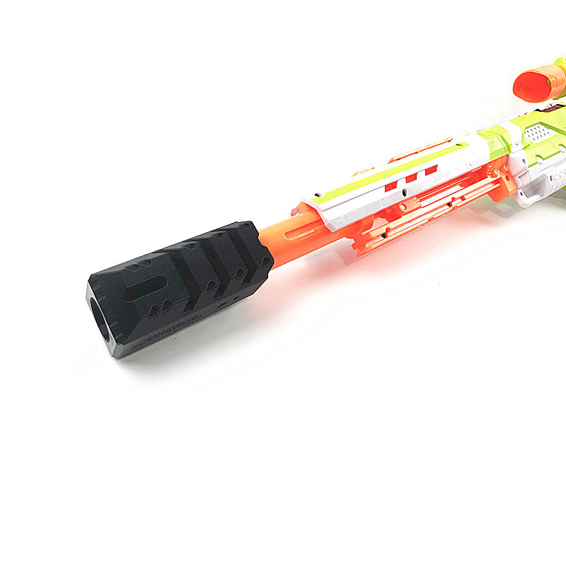 MaLiang Front Extend Silencer 3D Printed for Nerf Modulus Longstrike Blaster Modify Toy - worker nerf