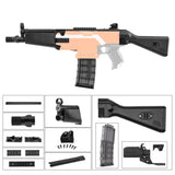 Worker Mod DIY Imitation MP5 A Kits Combo 12 Items 3D Printed for Nerf Stryfe Modify Toy Color Black