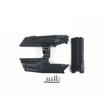 MaLiang Front Extend Handgun Barrel Rail Kit 3D Printed for Nerf HammerShot Modify Toy - worker nerf